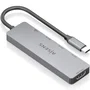 AISENS USB-C Dock 5 en 1 con HDMI 4K y PD 100W, Gris